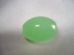 10 x Melkglas kraal ovaal 16 x 13mm opal groen (Glaskralen), Ophalen of Verzenden, Nieuw, Kraal