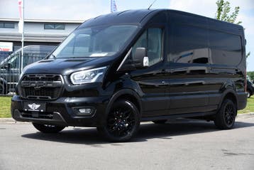 Ford Transit 350 2.0 TDCI L3H2 Limited Black Edition, Automaat, Stof, Gebruikt, Airconditioning