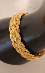 Zonder minimumprijs - Polssluiting Zilver - 18k goudvergulde, Sieraden, Tassen en Uiterlijk, Antieke sieraden