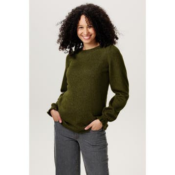 Noppies Zwangerschapstrui Longsleeve  Forli Green, Verzenden, Nieuw