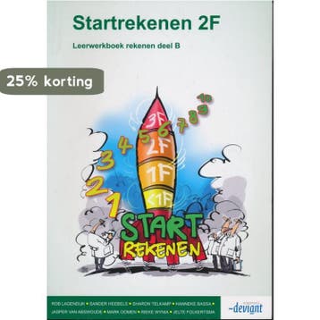 Startrekenen 2F werkboek B 9789490998165 8721101697174, Verzenden, Zo goed als nieuw