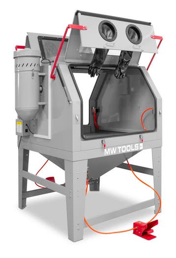 Professionele straalcabine 1200 L dubbele werkpost met afzui, Ophalen of Verzenden, Nieuw