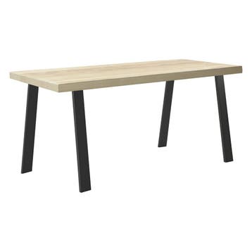 Trapeziumpoot tafelpoot 55-75x72 cm set van 2 zwart mat, Huis en Inrichting, Verzenden, Nieuw