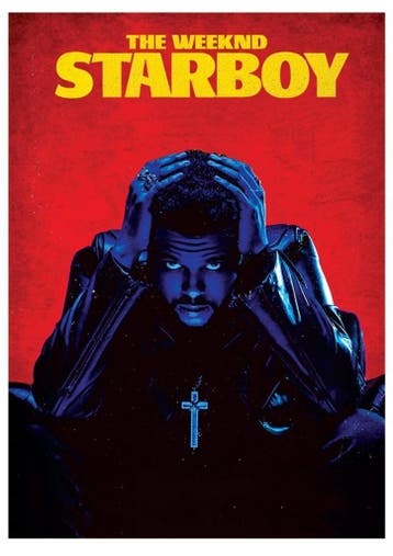 Posters - Poster Weeknd, The - Starboy, Verzenden, Zo goed als nieuw