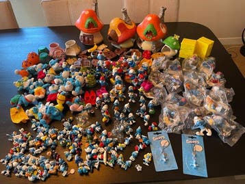 Peyo - Figuur - Smurfs collection plus houses (152) - PVC,
