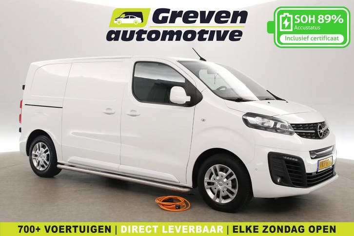Opel Vivaro-e L2H1 Innovation 75 kWh | Snelladen | SOH 89% |, Auto's, Bestelauto's, Automaat, Elektrisch, Wit, Android Auto, Opel
