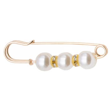 Fako Bijoux - Sierspeld / Sjaalspeld - Parels & Strass -, Sieraden, Tassen en Uiterlijk, Verzenden, Nieuw