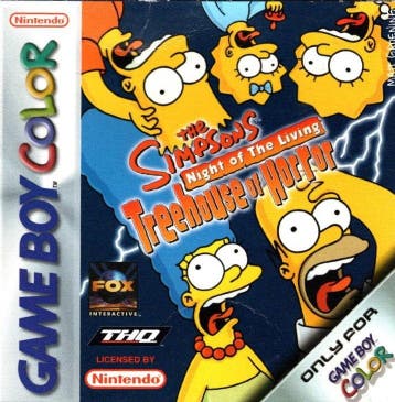 Game Boy The Simpsons: Night of the Living Treehouse of Horr, Spelcomputers en Games, Verzenden, Zo goed als nieuw