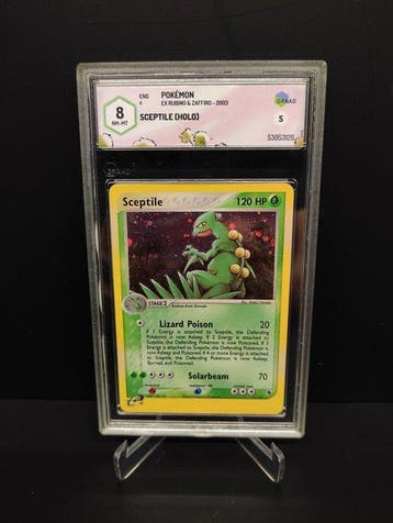 Pokémon - 1 Graded card - Sceptile 11/109 Foil - Graad 8 -, Nieuw