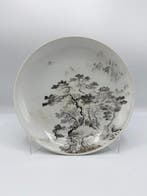 Chinese Qing Dynasty Ink Landscape Porcelain Plate – De