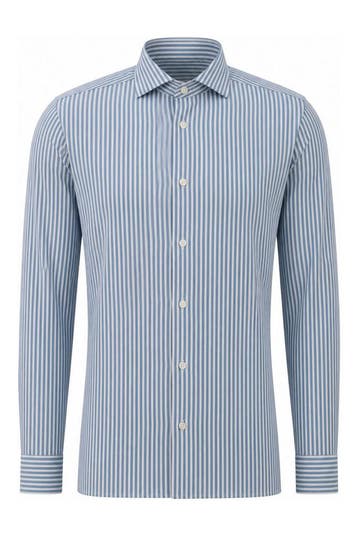 Xacus Overhemd in maat 39 Blauw, Verzenden, Zo goed als nieuw, Blauw, Xacus