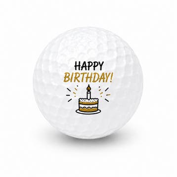 Verjaardag golfbal - Wilson Smart Core - Zwart en Goud - 3, Ophalen of Verzenden, Nieuw