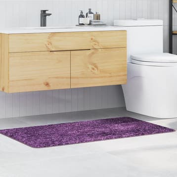 vidaXL Antislip Badmat Paars 70 x 120 cm PP, Verzenden, Nieuw, Paars