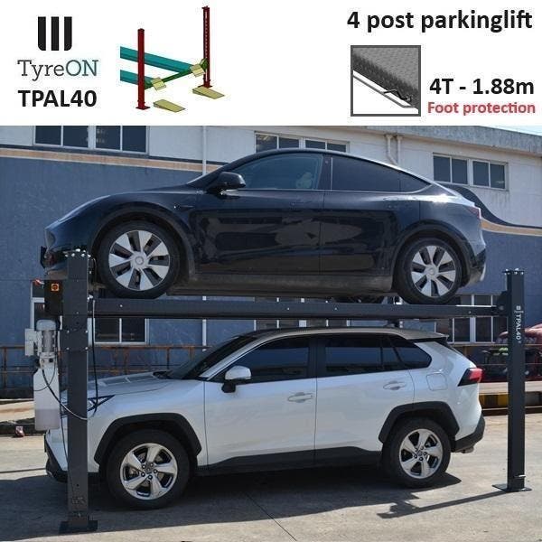 Parkeerlift Mobiele Parkeerbrug Hobby Hefbrug 4T - 2 AUTOS, Auto diversen, Autostallingen en Garages