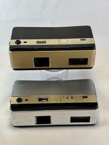 Mamiya 16 De Luxe , gold/black + Chrome/Chrome Subminiatuur, Audio, Tv en Foto, Fotocamera's Analoog, Nieuw