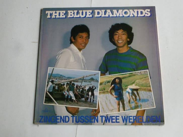 The Blue Diamonds - Zingend tussen twee werelden (LP), Cd's en Dvd's, Vinyl | Pop, Zo goed als nieuw, Verzenden