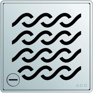 ACO Showerdrain Easyflow designrooster vierkant Hawaii vergr, Ophalen of Verzenden, Nieuw