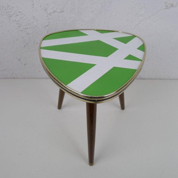 Bijzettafel - Hout - Tafel voor bloemen, tafeltje, Antiek en Kunst, Kunst | Designobjecten