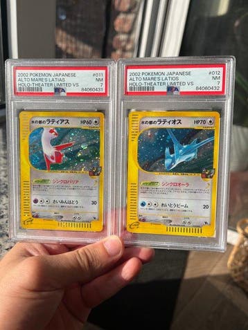Pokémon - 2 Graded card - Latias #011, #012 Holo, Event, Nieuw