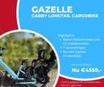 Aanbieding Gazelle Cabby C380 longtail cargo bike ebike, Fietsen en Brommers, Elektrische fietsen, Ophalen of Verzenden, Nieuw