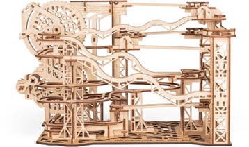 Eco Wood Art Knikkerbaan Marble Run Mechanische Houten 3D..., Verzenden, Nieuw