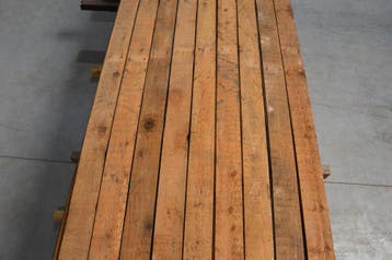 Oude grenen en vuren vloerdelen en dakbeschot, Gebruikt, Minder dan 25 mm, Grenen, Ophalen of Verzenden