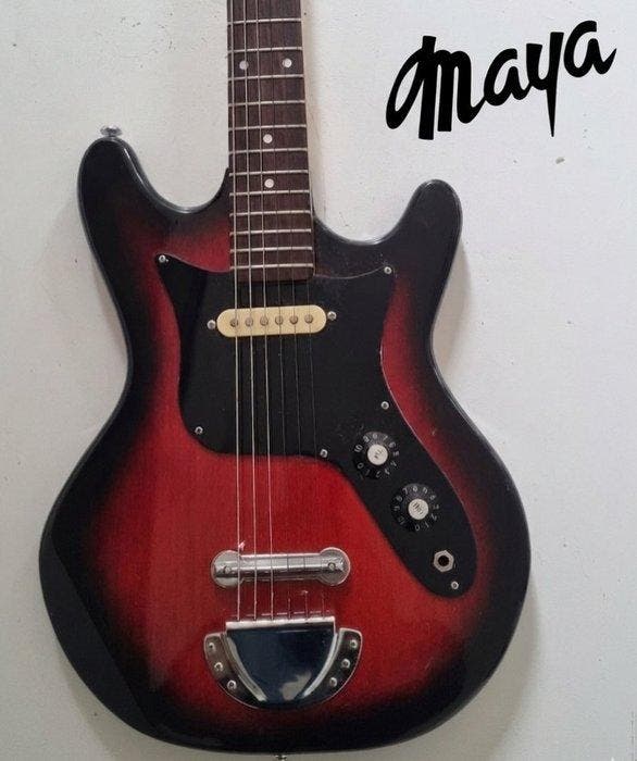 Maya - - Elektrische gitaar - Japan (Zonder minimumprijs), Muziek en Instrumenten, Snaarinstrumenten | Gitaren | Akoestisch