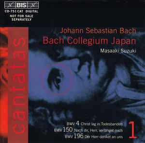 cd - Johann Sebastian Bach - Cantatas 1: BWV 4 Christ Lag..., Verzenden, Zo goed als nieuw