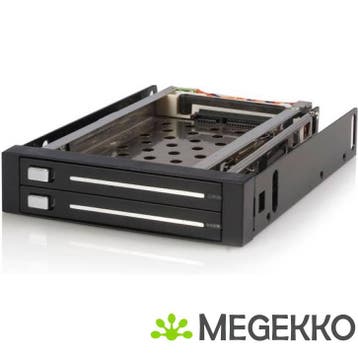 StarTech.com 2-Bay 2,5 inch Hot-Swappable SATA Mobile Rack, Verzenden, Nieuw, Startech