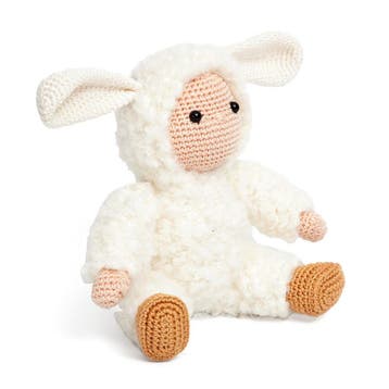 Schaap Sofie Haken - Beesie-Poppen - Haakpret Anja Toonen, Hobby en Vrije tijd, Ophalen of Verzenden, Nieuw