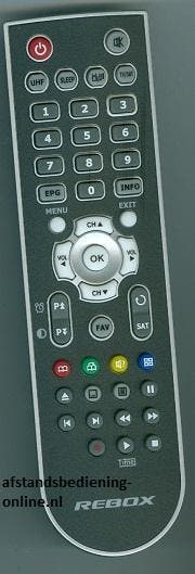 Afstandsbediening Rebox 2000 serie, Ophalen of Verzenden, Nieuw, Origineel