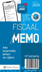 Fiscaal Memo januari 2024 9789013175172, Verzenden, Zo goed als nieuw