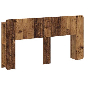 vidaXL Hoofdeinde kas met opslag Oud hout Bewerkt hout, Verzenden, Nieuw, Bruin, Hout