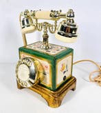 Analoge telefoon - Messing, Hout - Een Italiaanse vintage