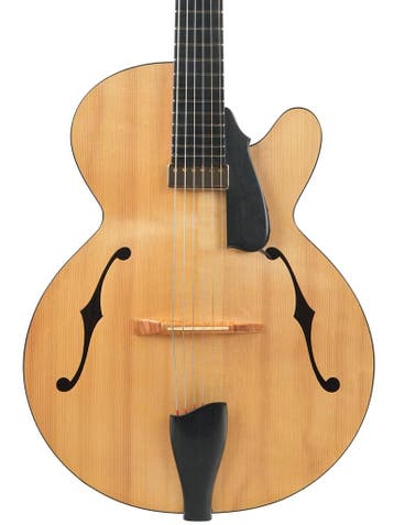Andy Manson Archtop Natural 2019 (Instrument), Ophalen of Verzenden, Zo goed als nieuw