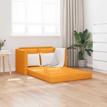vidaXL Slaapbank vloermodel 2-in-1 112x174x55 cm stof, Verzenden, Nieuw, Stof, Minder dan 150 cm