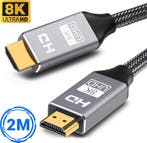 SBVR HDMI Kabel 2.1 - 8K Ultra HD - 4K 120 Hz - Nylon HDMI, Audio, Tv en Foto, Audiokabels en Televisiekabels, Ophalen of Verzenden