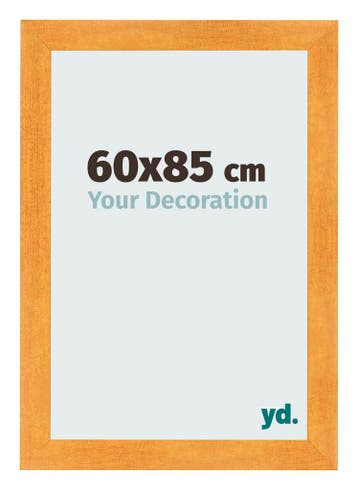 Fotolijst 60x85 cm - Oranje - MDF - Pisa, Verzenden, Nieuw