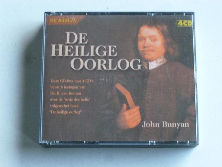John Bunyan - De Heilige Oorlog / Lezingen van Ds. R. van Ko, Cd's en Dvd's, Cd's | Religie en Gospel, Zo goed als nieuw, Ophalen of Verzenden