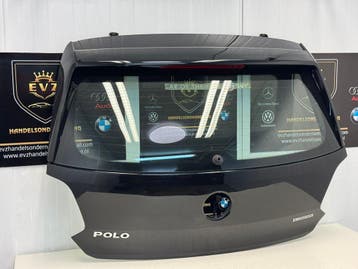 VW Polo 6R bj.2017 achterklep art.6R0827159 kleur zwart, Gebruikt, Achter, Volkswagen, Achterklep