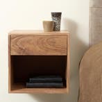 *WOONWINKEL* Houten Nachtkastje Hangend, Verzenden, Nieuw