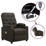 vidaXL Massagestoel elektrisch stof taupe, Sport en Fitness, Massageproducten, Verzenden, Nieuw