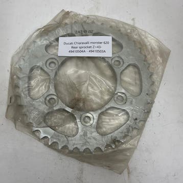 Ducati Chiaravalli monster 620 Rear sprocket Z=43- 49410..., Nieuw