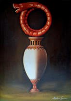 Antonio Sciacca (1957) - Anfora con drago