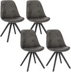 24goodz Set van 4 Eetkamerstoelen - Duurzaam en Ergonomisch, Huis en Inrichting, Stoelen, Verzenden, Nieuw
