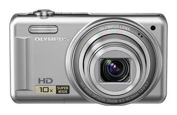 Olympus VR-310 Digitale Compact Camera - Zilver, Verzenden, Zo goed als nieuw