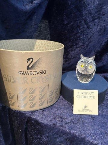 Swarovski - Beeldje - Uil - Kristal
