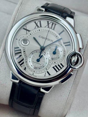 Cartier - Ballon Bleu Automatic Chronograph - 3109 - Heren -, Nieuw