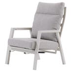 Barolo lounge tuinstoel verstelbaar aluminium latte, Tuin en Terras, Tuinstoelen, Ophalen of Verzenden, Nieuw, Aluminium