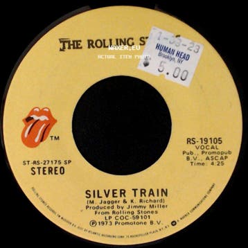 The Rolling Stones - Silver Train / Angie, Verzenden, Gebruikt